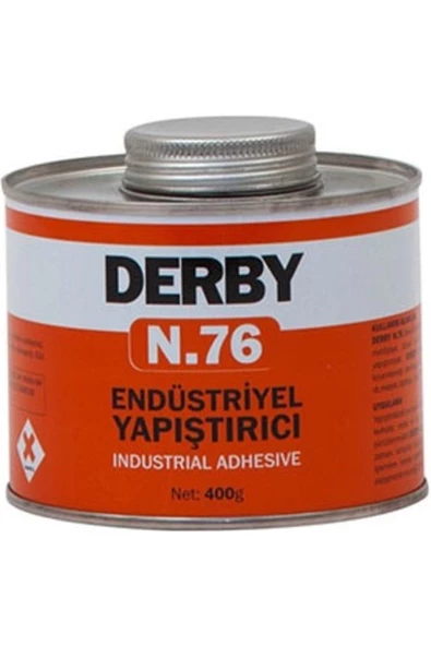 Derby Teneke Yapıştırıcı N.76 Kırmızı 400gr ürün görseli 1
