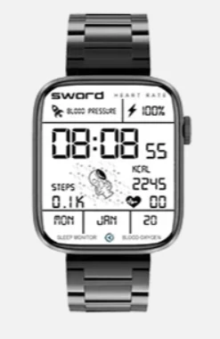 Sword GIA Watch 2 / Siyah ürün görseli 1