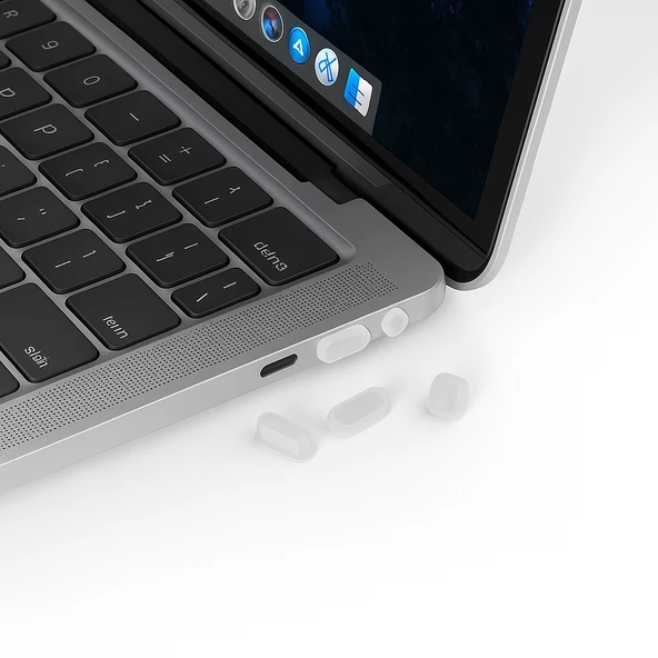 USB-C ve 3.5mm Jack Toz Tıkacı Seti – Telefon Tablet Laptop Port Koruyucu Silikon Kapak 5li Set ürün görseli 1