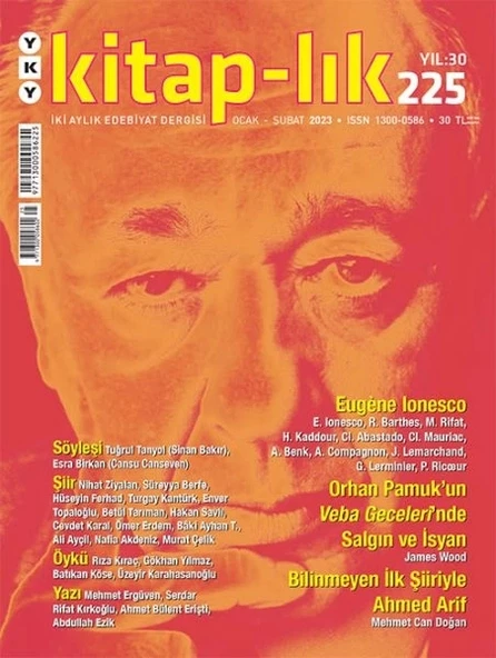 Kitap-lık Sayı 225 Eugène Ionesco Tiyatrosu ürün görseli 1