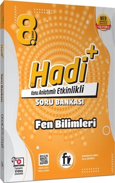 8. Sınıf Fen Bilimleri Hadi Soru Bankası Fi Yayınları ürün görseli 1