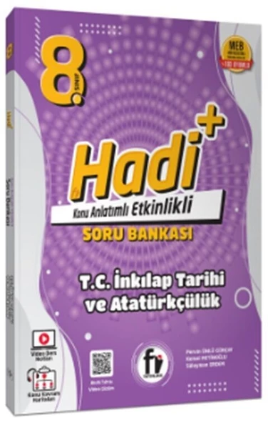 8. Sınıf T.C. İnkılap Tarihi ve Atatürkçülük Hadi Soru Bankası Fi Yayınları ürün görseli 1
