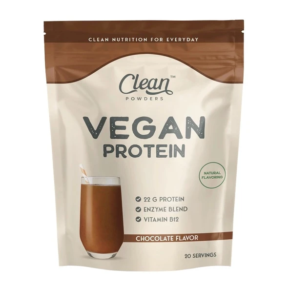 Clean Powders Vegan Protein 600 Gr Çikolata ürün görseli 1