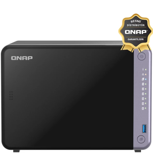 QNAP TS-632X-4G 6 YUVALI 4GB DEPOLAMA ÜNITESI Resmi Distribütör Garantili ürün görseli 1