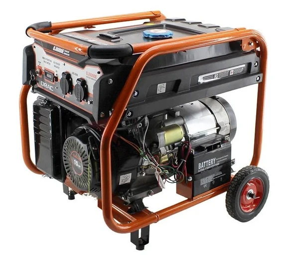 Orac OJ8000 Benzinli Jeneratör 6.5 KW Marşlı 15 HP ürün görseli 1