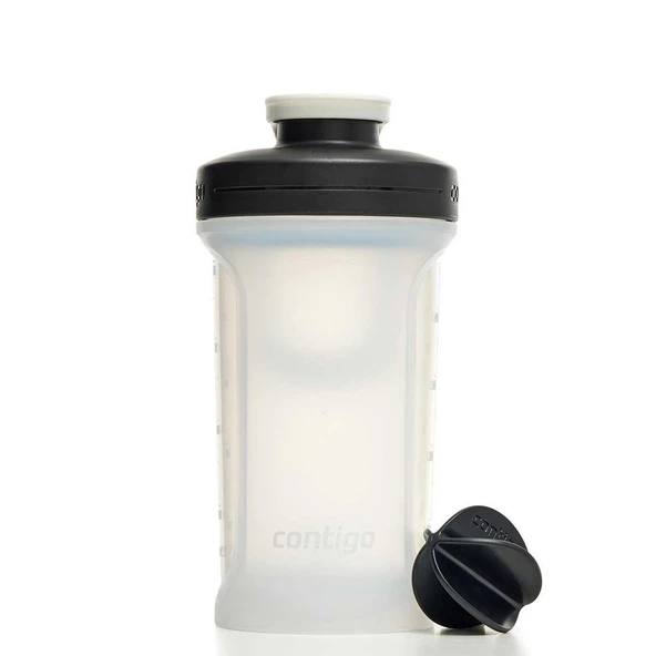 Contigo Shake Go Sporcu Suluğu & Shaker 590 ML - Şeffaf ürün görseli 1