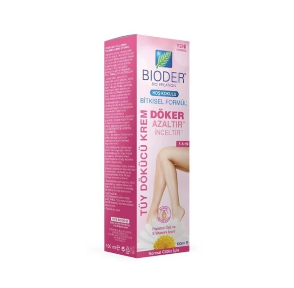 Bioder Normal Ciltler İçin Tüy Dökücü Krem 100 ml ürün görseli 1