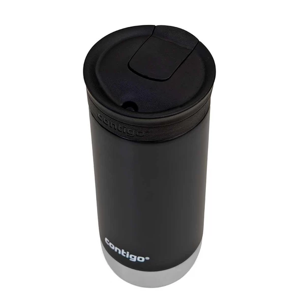 Contigo Huron Pro Snapseal Termos Bardak 470ML - Siyah - Resim 3