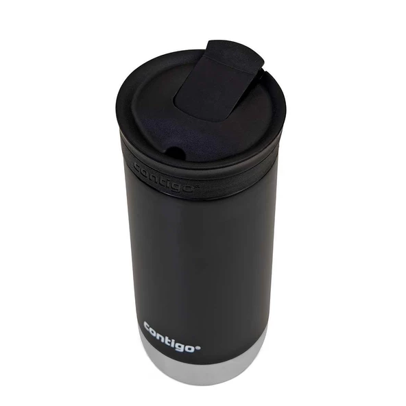 Contigo Huron Pro Snapseal Termos Bardak 470ML - Siyah - Resim 5