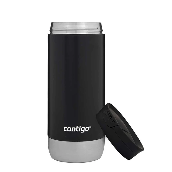 Contigo Huron Pro Snapseal Termos Bardak 470ML - Siyah - Resim 6