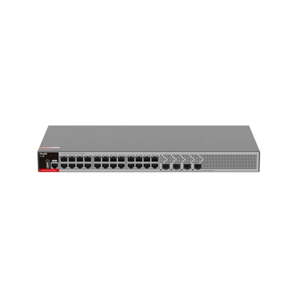 RUIJIE  RG-S2915-24GT4MS-L 24 PORT 10/100/1000 4 X SFP YONETILEBILIR RACK MOUNT SWITCH ürün görseli 1