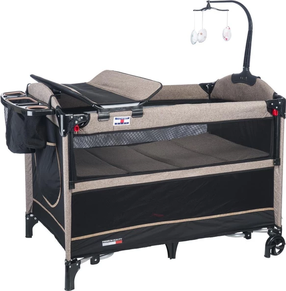 TommyBaby Anne Yanı Beşik Park Yatak Oyun Parkı 70x110 ürün görseli 1