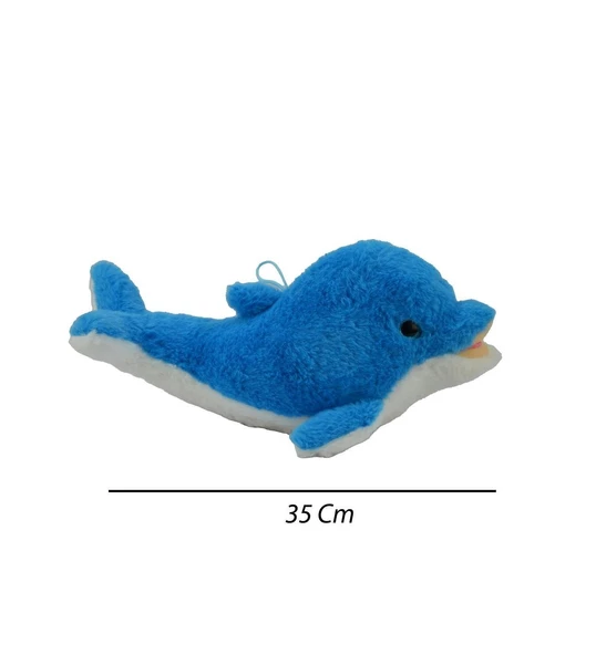 Oyuncak Peluş Yunus Balığı 35 Cm - Resim 5