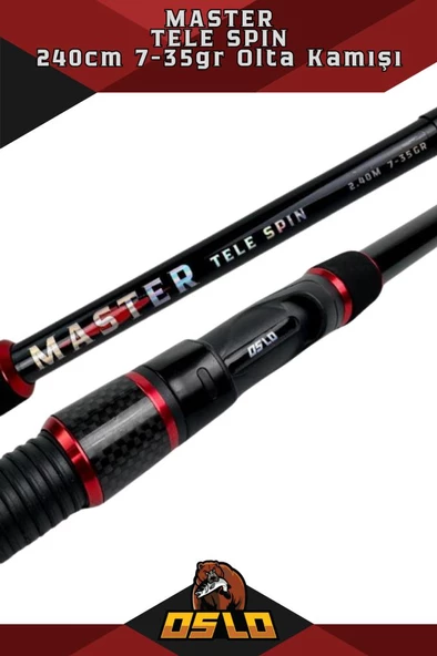 Oslo Master 240cm 7-35 gr Tele Spin Olta Kamışı - Resim 3