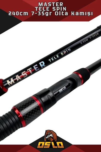 Oslo Master 240cm 7-35 gr Tele Spin Olta Kamışı - Resim 4
