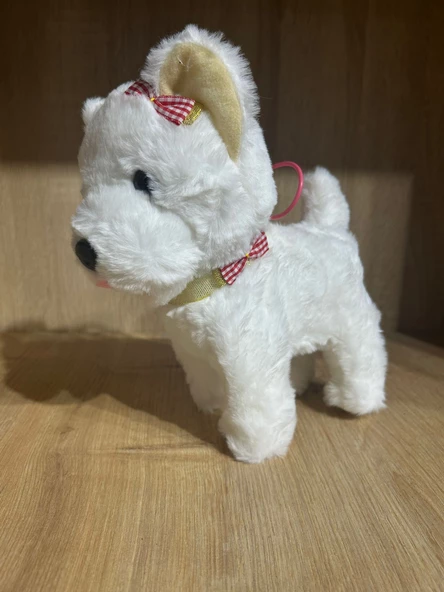 PİLLİ BÜYÜK BOY MÜZİKLİ KABLOLU KUMANDALI DANSÇI KÖPEK ürün görseli 1