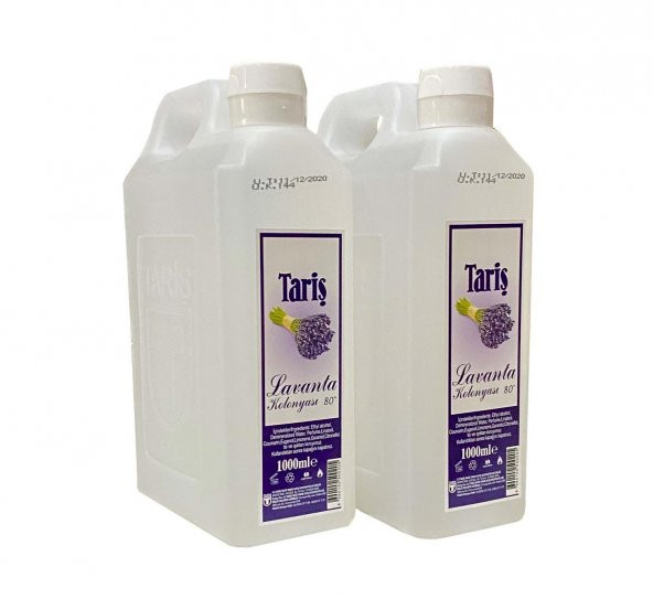 Tariş Lavanta Kolonyası 80 Derece 1 Litre 2 Adet ürün görseli 1