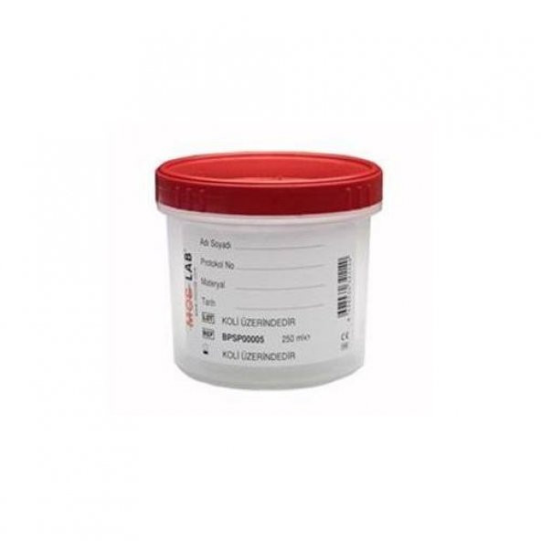 PATOLOJİ NUMUNESİ KABI 500 ML SPESMEN KABI 0,5 LT 10 adet ürün görseli 1