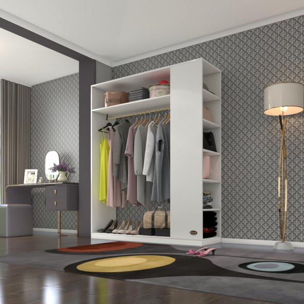 Kenzlife giysi dolabı bayram 180*150*40 byz gardırop ürün görseli 1