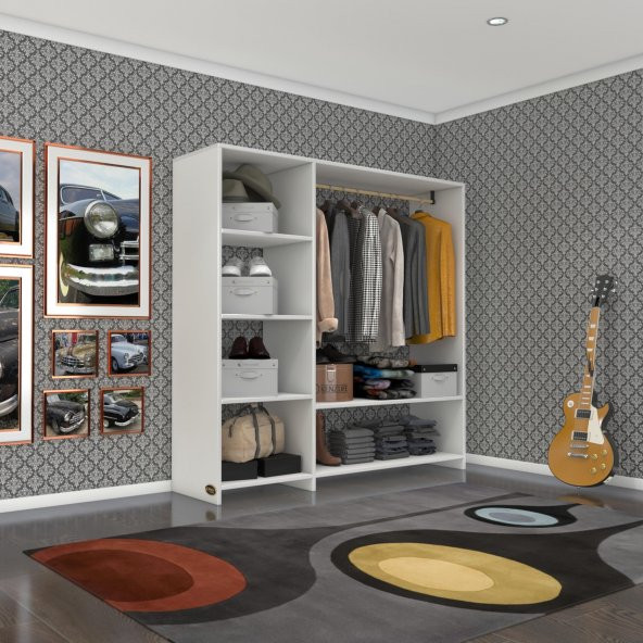 Kenzlife giysi dolabı mükremin 150X150X40 byz gardırop ürün görseli 1