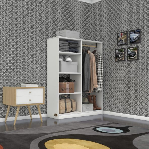 Kenzlife giysi dolabı taci 120*090*30 byz gardırop ürün görseli 1