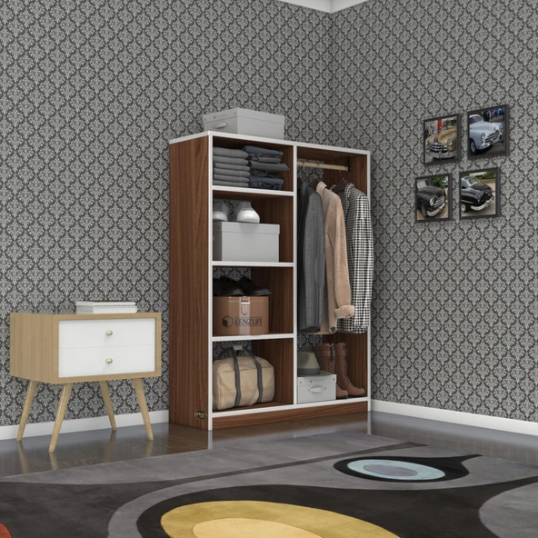 Kenzlife giysi dolabı taci 120*090*30 cvz gardırop ürün görseli 1
