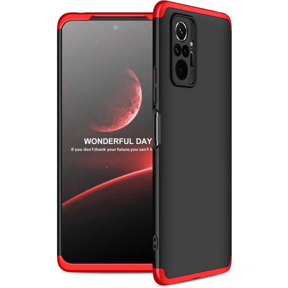 Redmi Note 10 Pro Uyumlu Kılıf Zore Kamera Korumalı 360 Tam Koruma Ays ürün görseli 1
