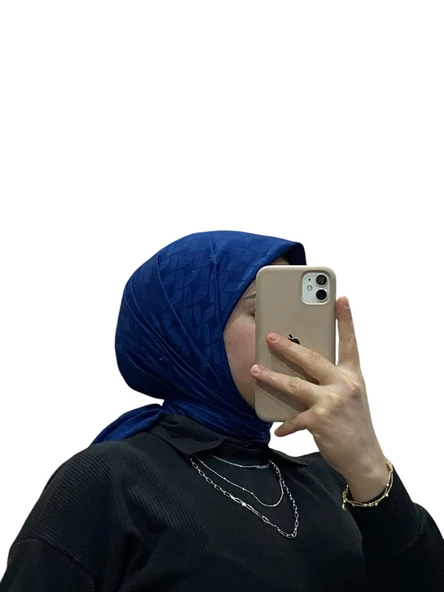 JAKARLI ÜÇGEN DESENLİ EŞARP 1062 ürün görseli 1
