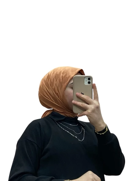 JAKARLI KAZAYAĞI DESENLİ EŞARP 1039 ürün görseli 1