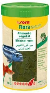 Sera Flora Nature Bitkisel Pul Balık Yemi 100 ml 22gr ürün görseli 1