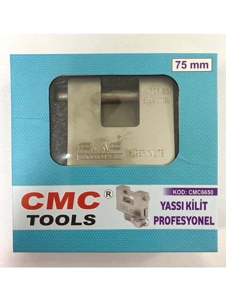 Cmc Tools Çelik Yassı Asma Kilit 75 MM CMC6650 - Resim 2