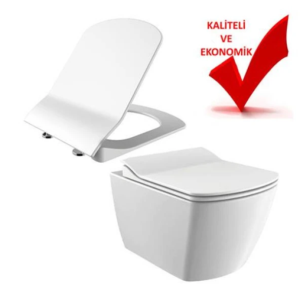 Creavit EG321 Asma Klozet + SOFT KAPAK KC5030 ürün görseli 1