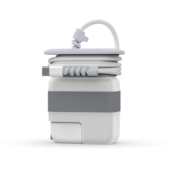 MacBook Air 13.6 M2 M3 35W ve Air 13 M1 30W Adaptör Kılıfı Küçük Gövde Kablo Koruma Organizer ürün görseli 1