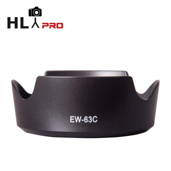 Hlypro Canon EF-S 18-55mm F/3.5-5.6 IS STM Lens İçin EW-63C Parasoley ürün görseli 1