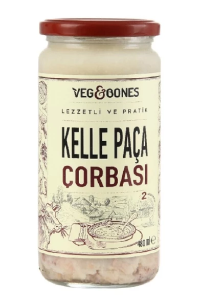 Veg&Bones Kelle Paça Çorbası 480ml Konserve ürün görseli 1