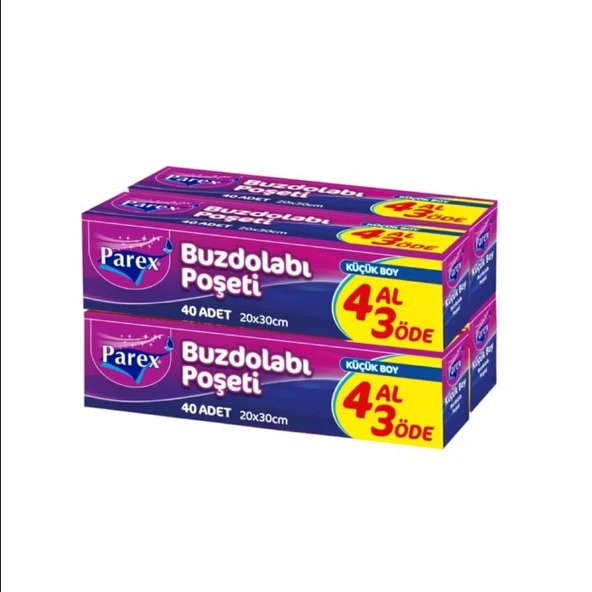 Parex Buzdolabı Poşeti 4'Lu Küçük ürün görseli 1