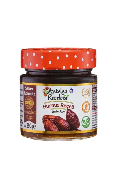 Antalya Reçelcisi Hurma Reçeli 290g Rafine Şeker İlavesiz ürün görseli 1