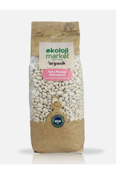 Ekoloji Market Organik Kuru Fasulye (dermason) 750 Gr ürün görseli 1