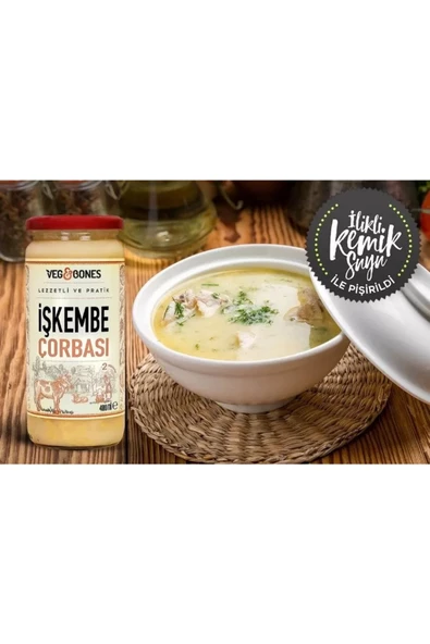 Veg&Bones Işkembe Çorbası 480ml - Resim 2