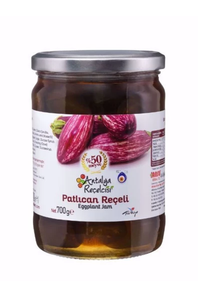 Antalya Reçelcisi Patlıcan Reçeli 700g Klasik Seri ürün görseli 1