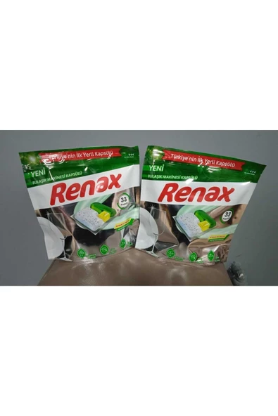RENAX Bulaşık Makine Kapsülü 33'lü X2 Adet ürün görseli 1