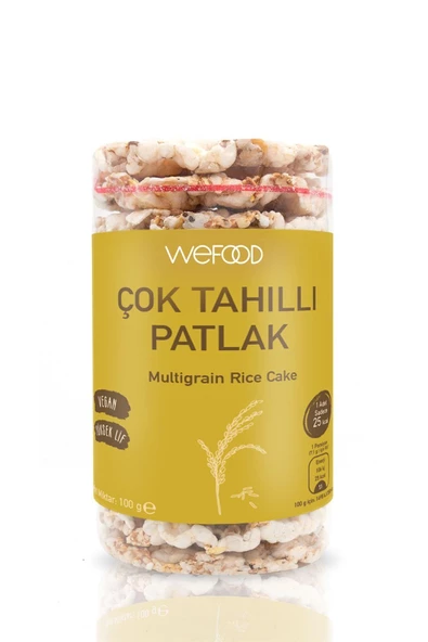 Wefood Çok Tahıllı Patlak 100 gr ürün görseli 1