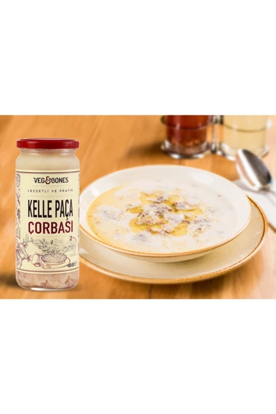 Veg&Bones Kellepaça Çorbası 480 ml - Resim 2
