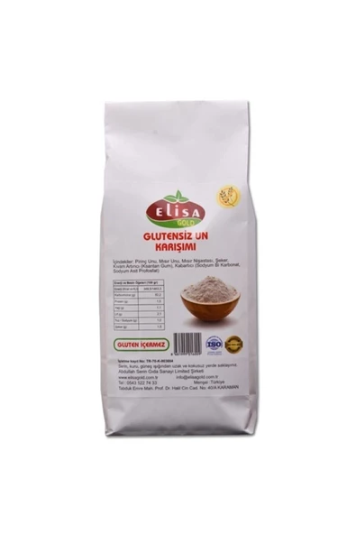 elisa gold Glutensiz Un Karışımı - 1 Kg ürün görseli 1