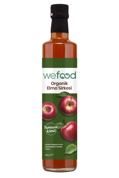 Wefood Organik Elma Sirkesi 500 ml ürün görseli 1
