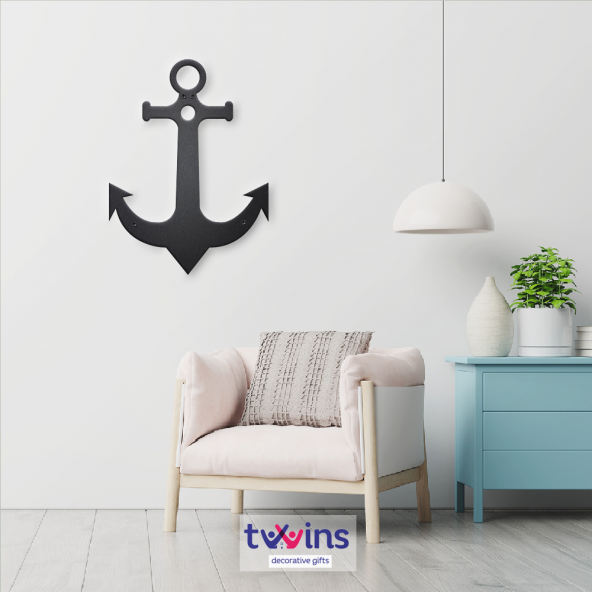 Anchor Lazer Kesim Metal Duvar Dekoru ürün görseli 1
