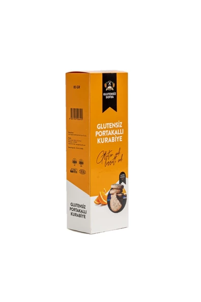 SOFRA GLUTENSİZ Glutensiz Portakallı Bisküvi 85 Gr ürün görseli 1