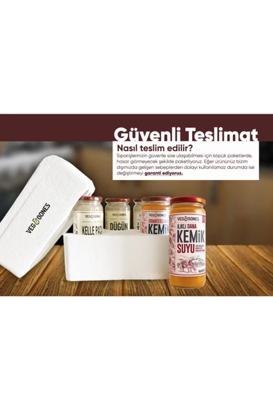 Veg&Bones Kellepaça Çorbası 480 ml - Resim 4