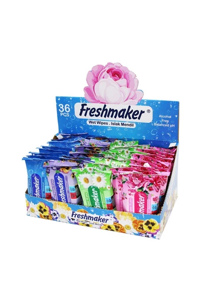 Freshmaker FRESMAKER 15PCS ISLAK CEP MENDİL*36 ADET ürün görseli 1