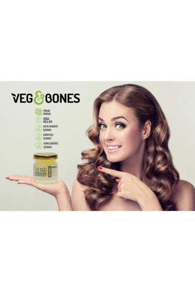 Veg&Bones Ilik Yağı 40 Ml X 4 (hindistan Cevizi Yağı Ile Zenginleştirilmiş Formül) ürün görseli 1